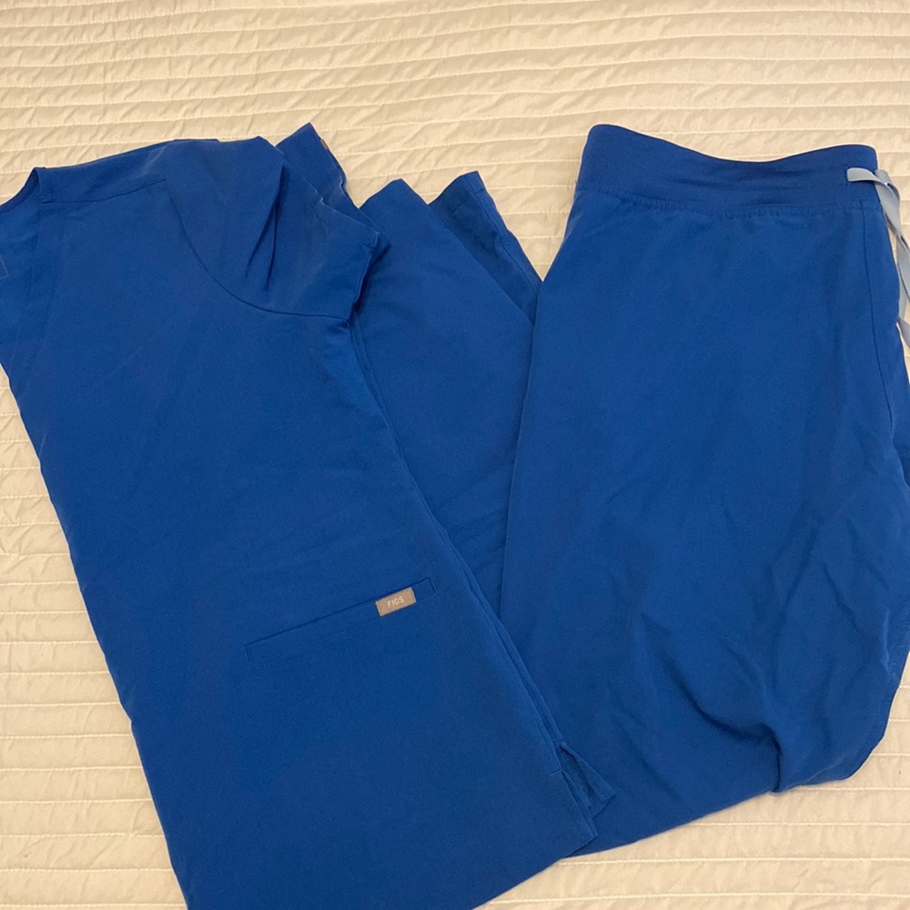 Figs XL Tall royal blue scrubs
